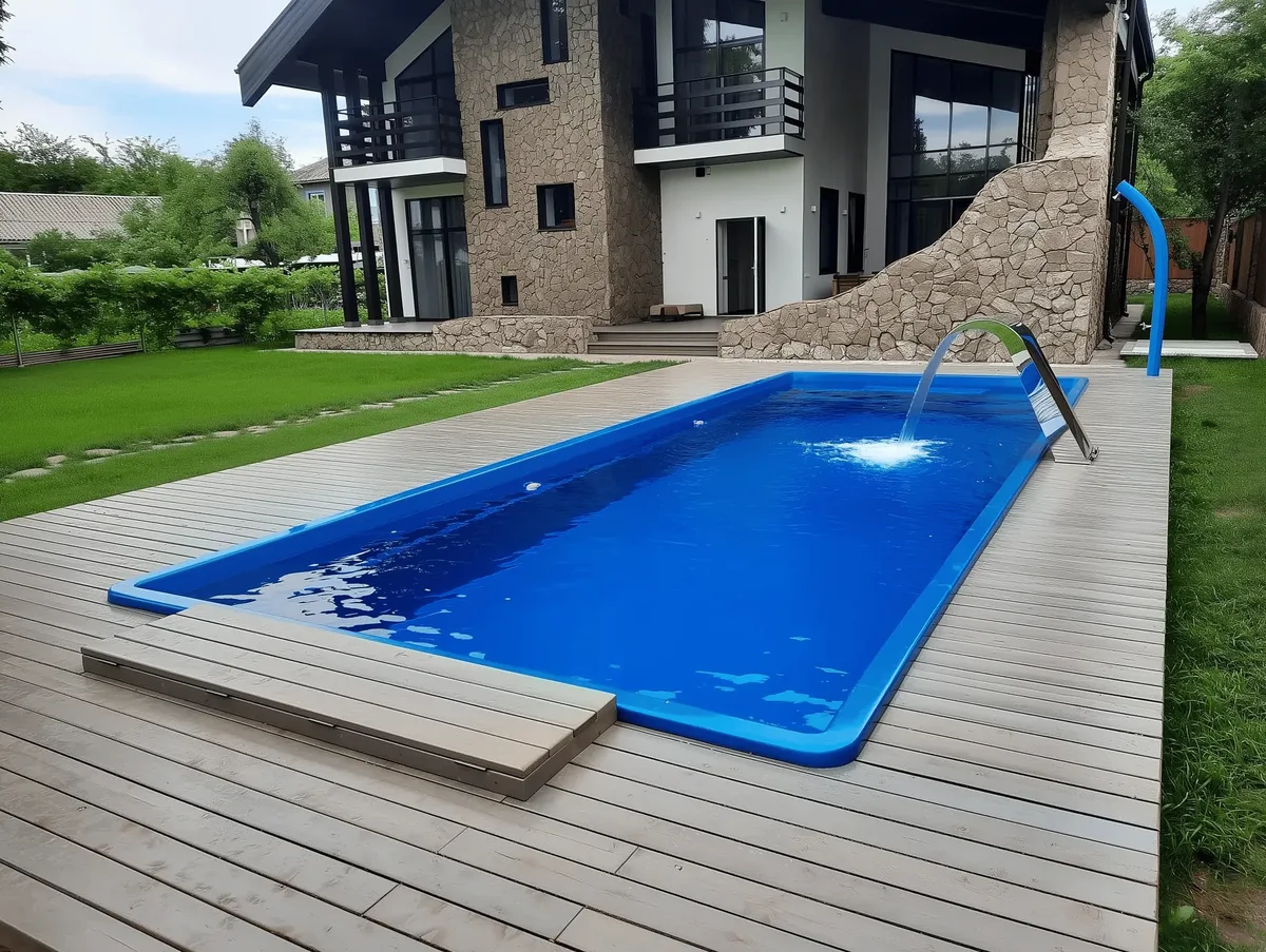 Композитный бассейн Laguna 9 — вид сверху в Армавире