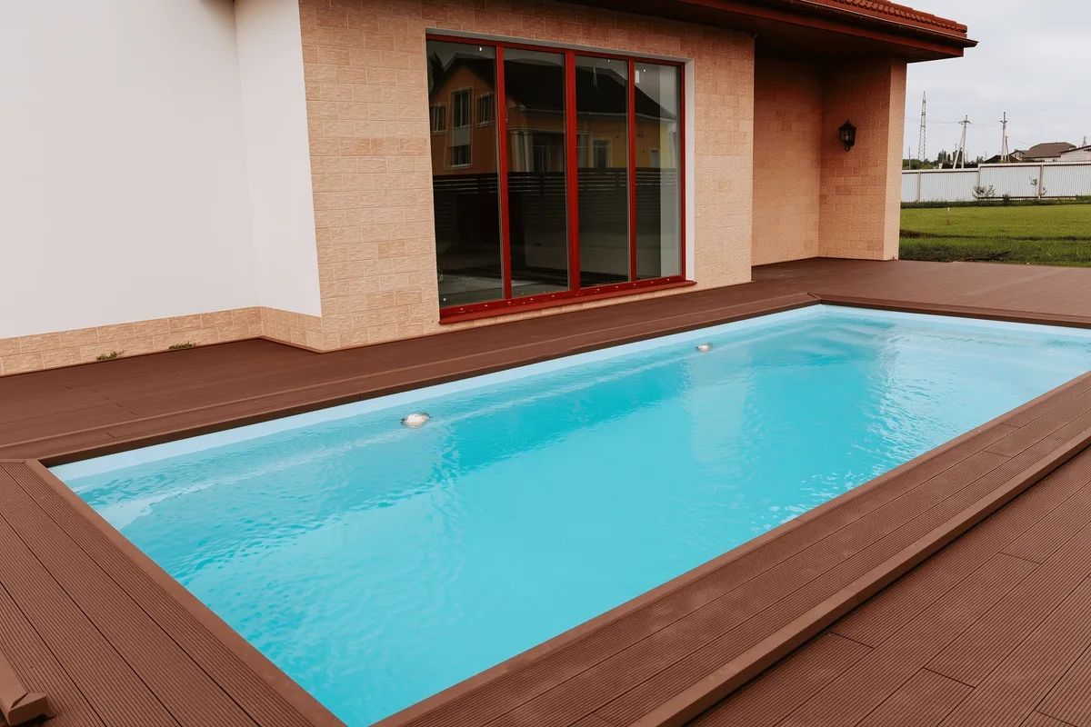 Композитный бассейн Laguna 8 — вид сверху в Армавире